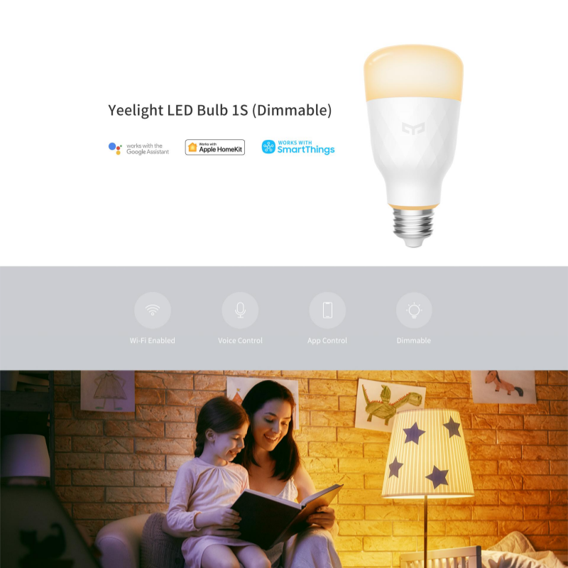 YEELIGHT LED Bulb 1S Smart Lig - Yeelight Light Smart Bulb recension och pris