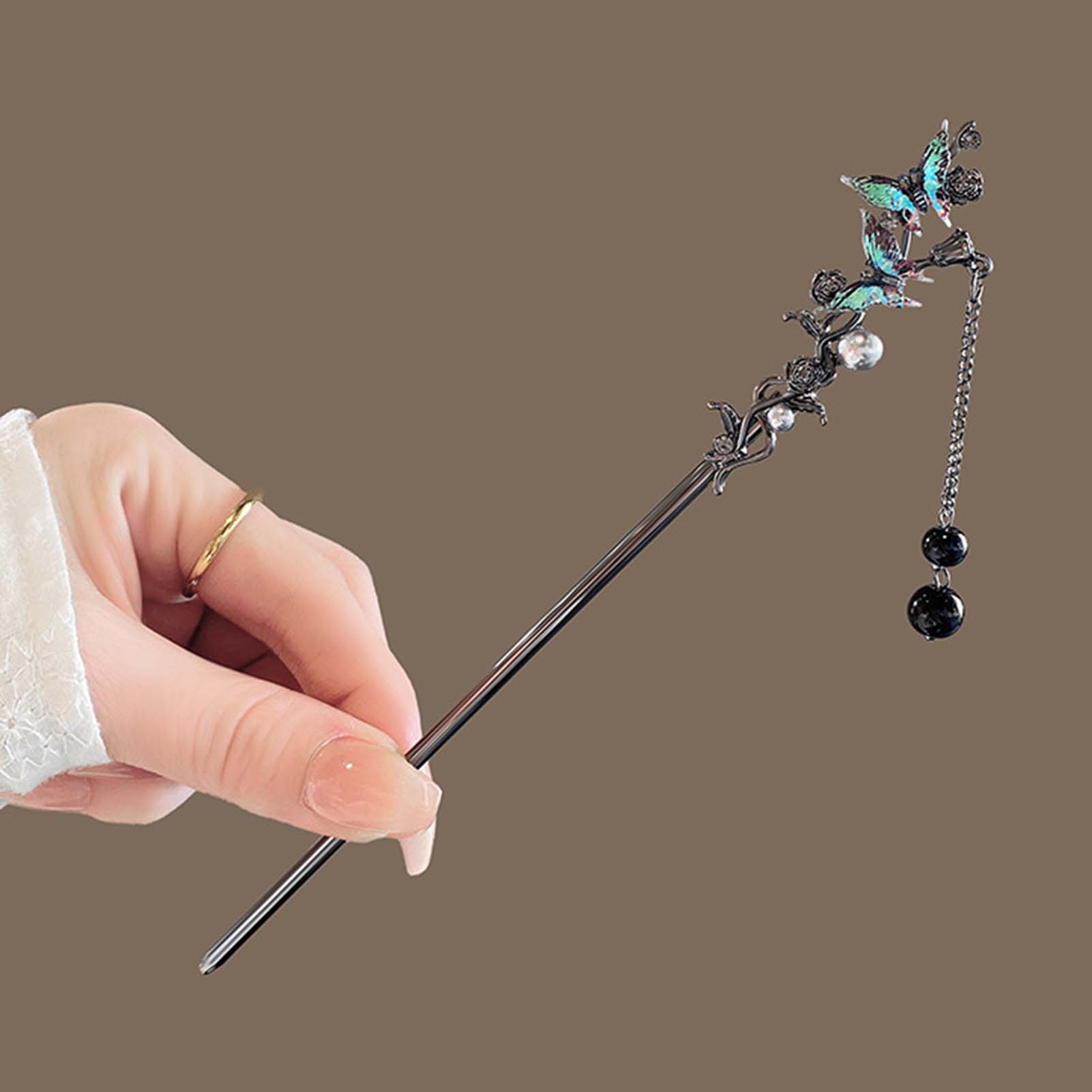 Butterfly Tassel Hairpin Hair  - Hanbok Hair Pin recension och pris