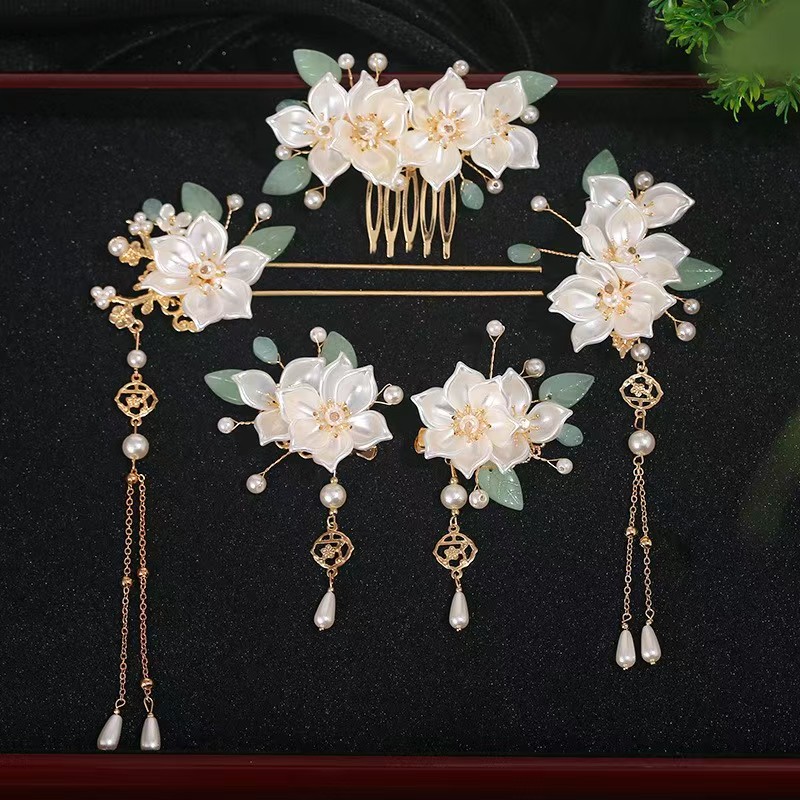 Tea Flower Hanfu Ancient Style - Hanbok Hair Pin recension och pris